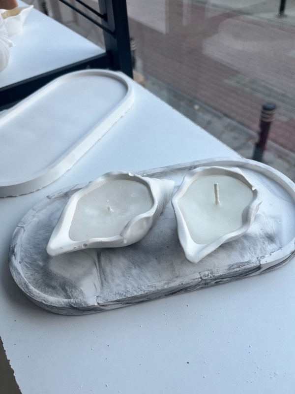 İstiridye Dekoratif Mum